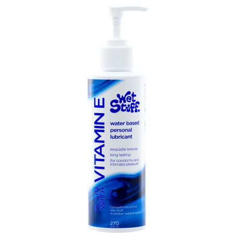 Wet Stuff Plain Water Based Lubricant with Vitamin E