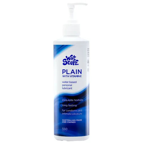 Wet Stuff Plain Water Based Lubricant with Vitamin E