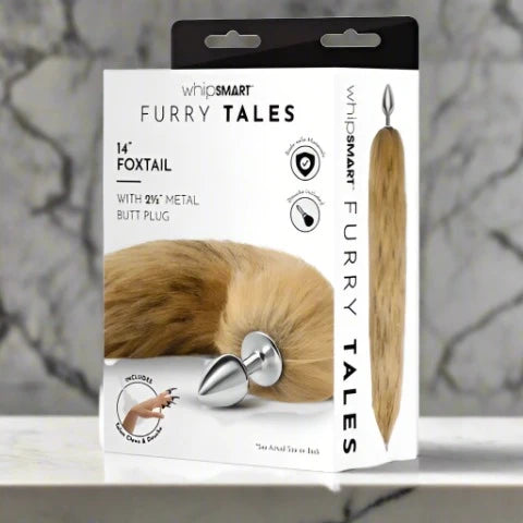 WhipSmart Furry Tales 14'' Brown Fox Tail