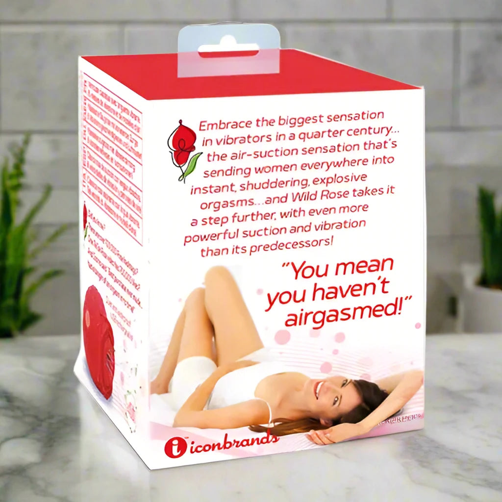Wild Rose SUCTION VIBRATOR Air Pulse Stimulator