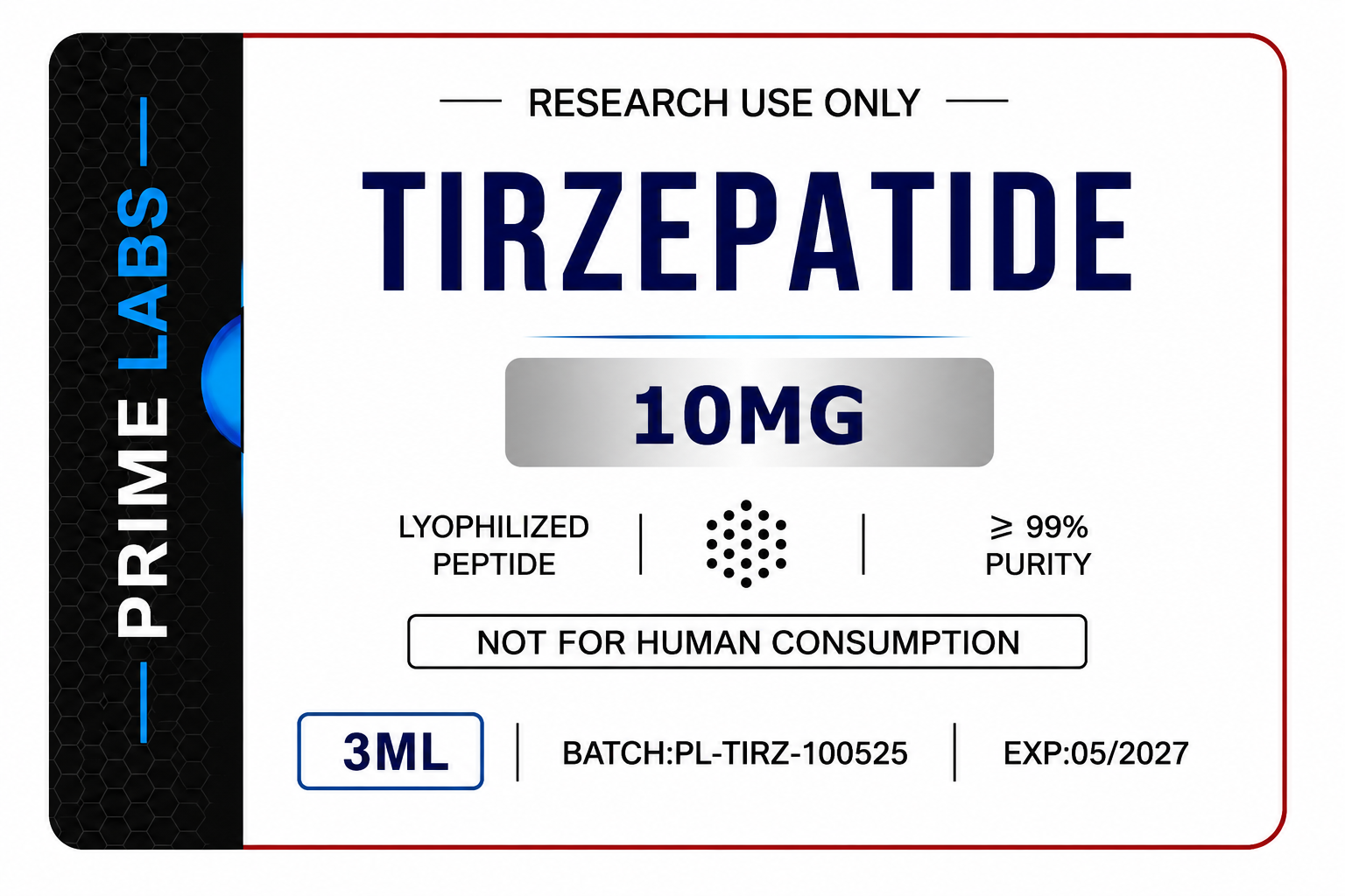 Tirzepatide 10mg | Metabolic Research Compound