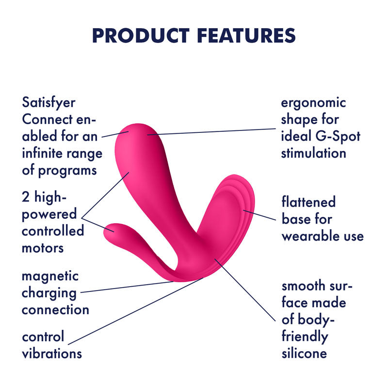 "Top Secret +" Wearable Vibrator with App Control