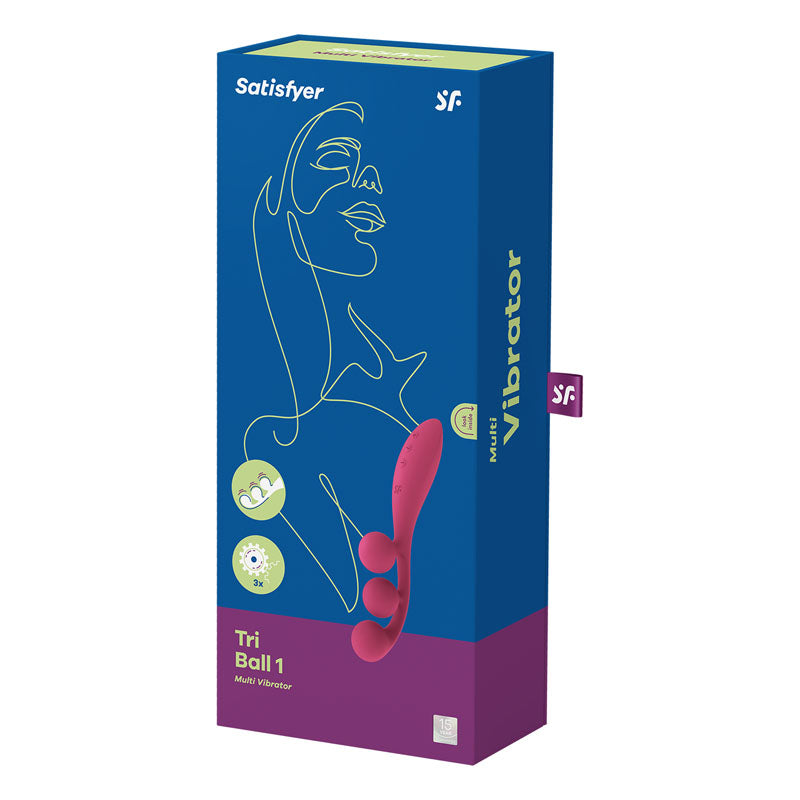 "Tri Ball 1" Rechargeable 3-Motor Vibrator