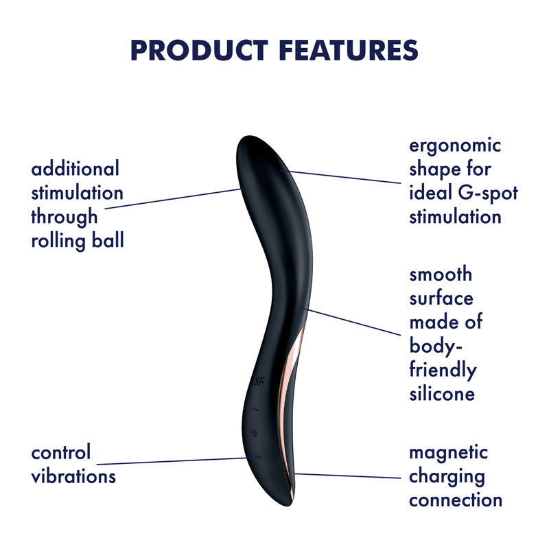 "Rrrolling Explosion" Rechargeable Vibrator