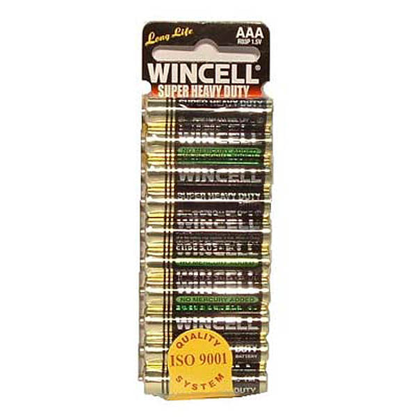 Wincell AAA Super Heavy Duty Batteries 10 Pack