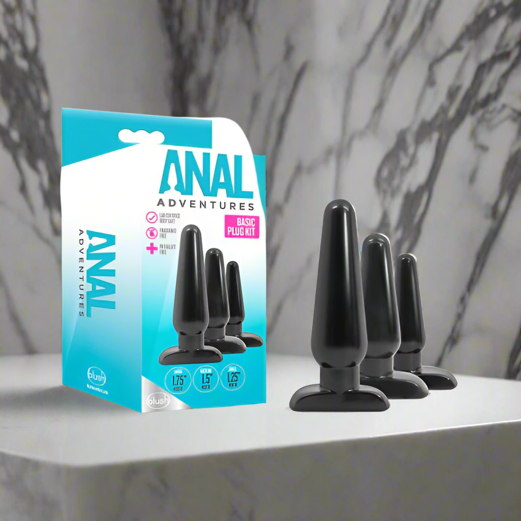 Anal Adventures Basic Plug Kit
