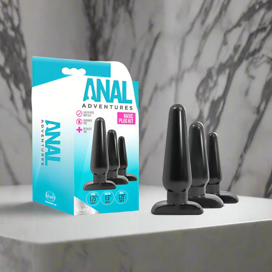 Anal Adventures Basic Plug Kit