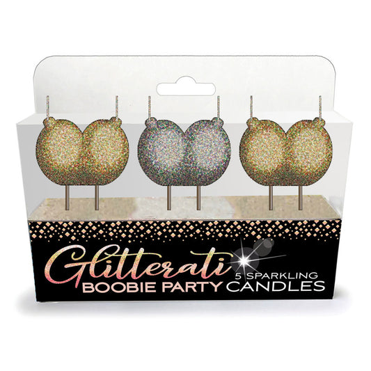 Glitterati Boobie Candle Set