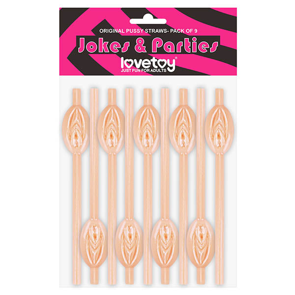 Jokes & Parties Original Pussy Straws Set of 9