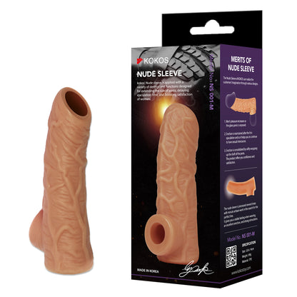 Nude Sleeve 1 Penis Extension Sleeve