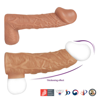 Nude Sleeve 1 Penis Extension Sleeve