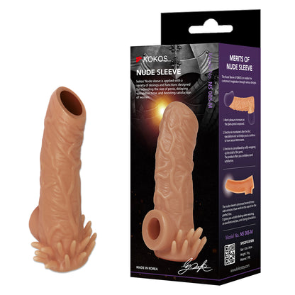 Nude Sleeve 5 Penis Extension Sleeve