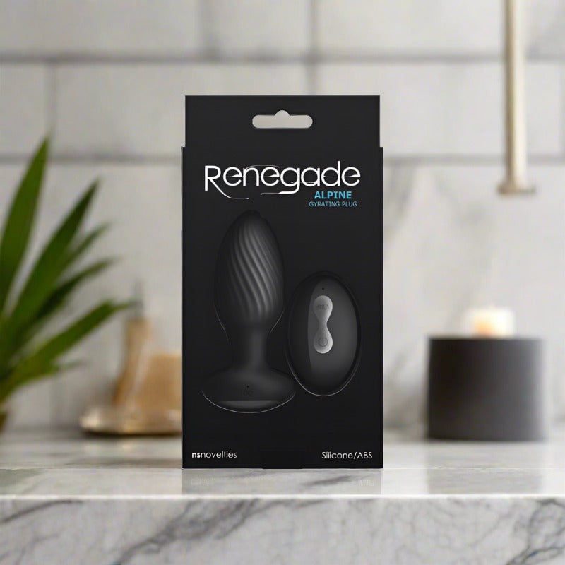 Renegade Alpine USB Rechargeable Vibrating Butt Plug with Remote