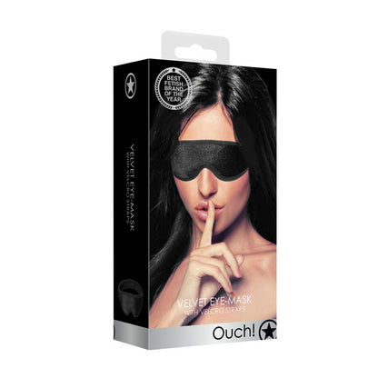 OUCH! Velvet & Velcro Adjustable Eye Mask