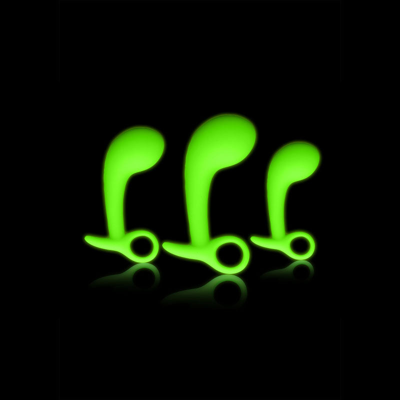 OUCH! Glow In Dark Prostate Kit - Set of 3