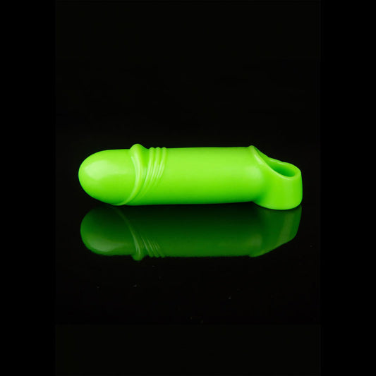 OUCH! Glow in Dark Ribbed Thick Penis Sleeve