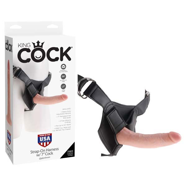 King Cock Strap-On Harness With Dong