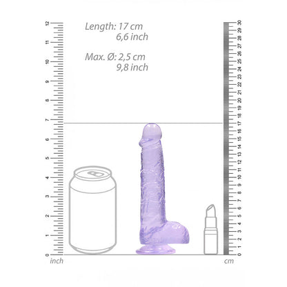 Realrock 6'' Realistic Dildo With Balls