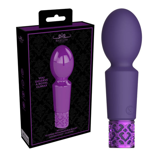 ROYAL GEMS "Brilliant" Rechargeable Mini Massager Wand