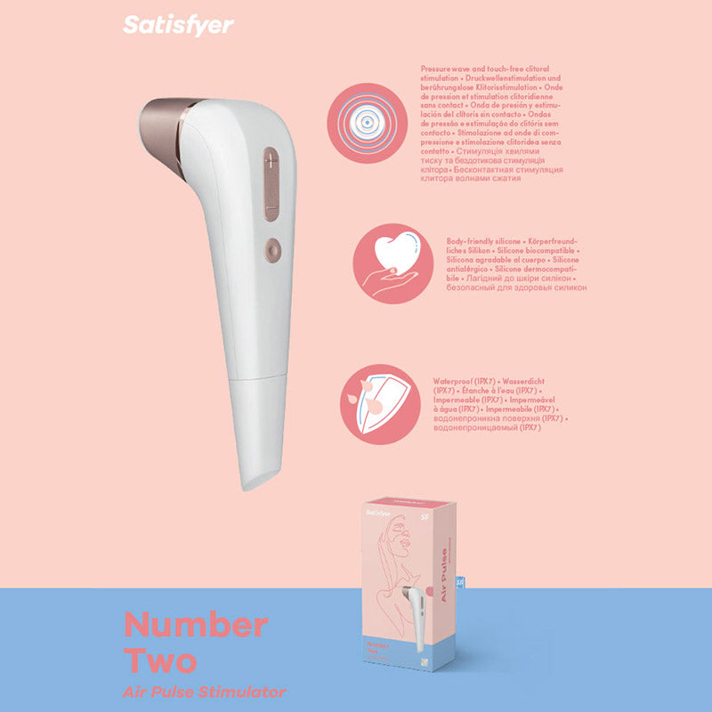 "Number 2" Touch-Free Clitoral Stimulator
