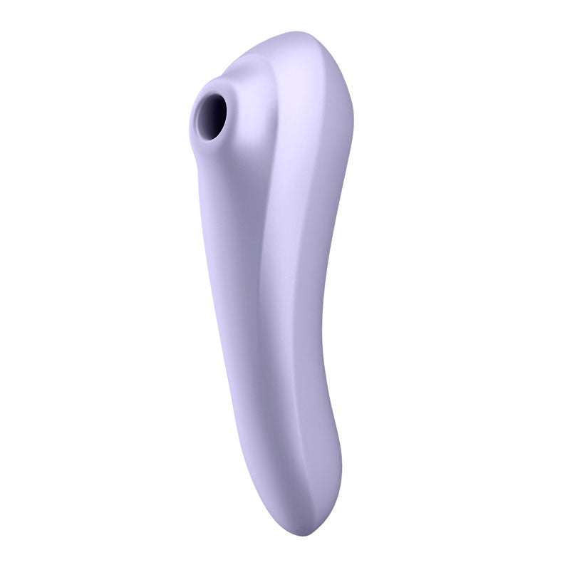 "Dual Pleasure" App Contolled Touch-Free USB-Rechargeable Clitoral Stimulator with Vibration