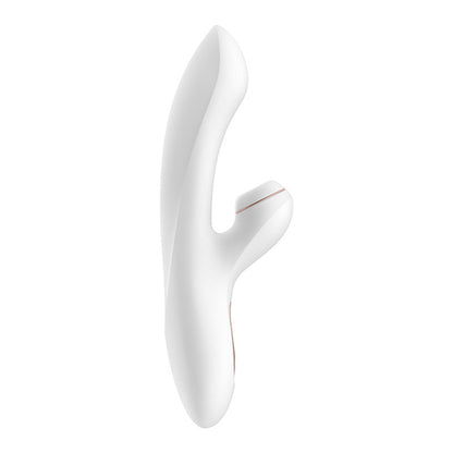 "Pro + G-Spot" Rechargeable Rabbit Vibrator with Touch-Free Clitoral Stimulator