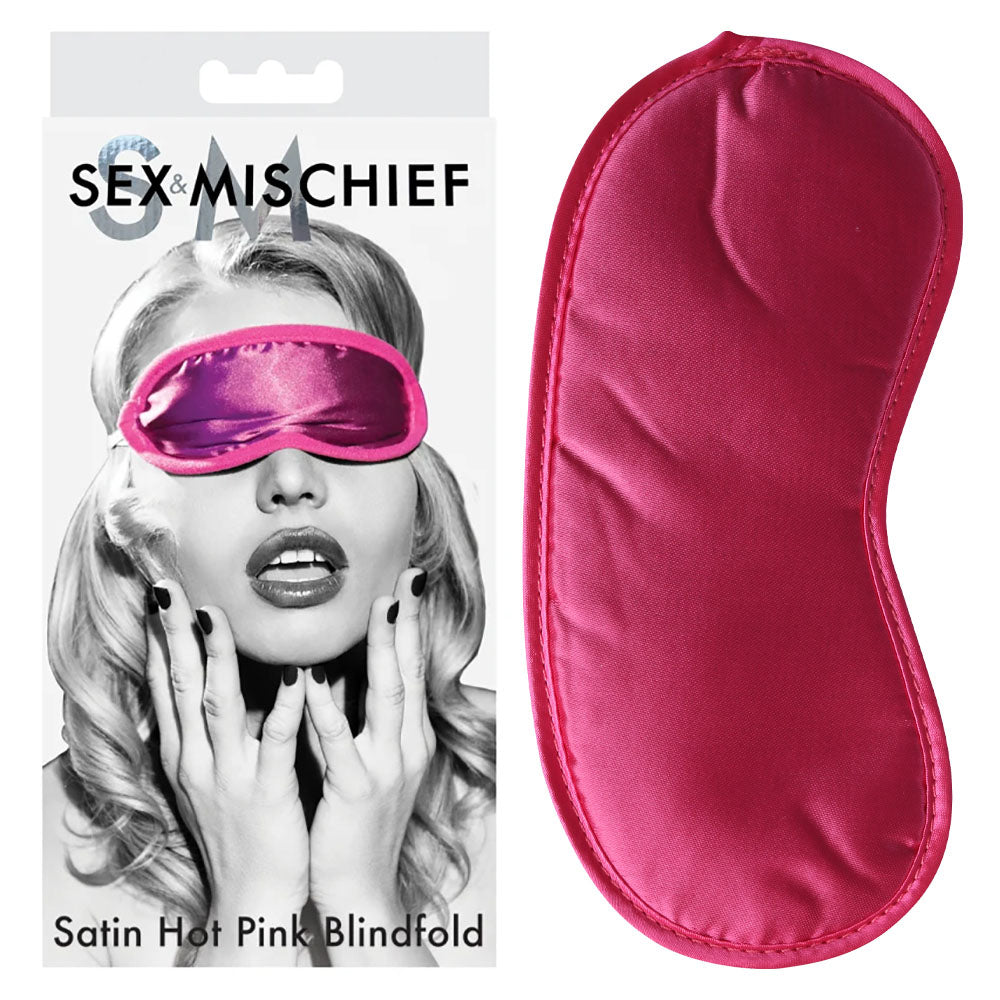 Satin Blindfold Black