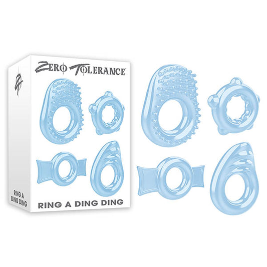"Ring A Ding Ding" Cock Rings Set of 4