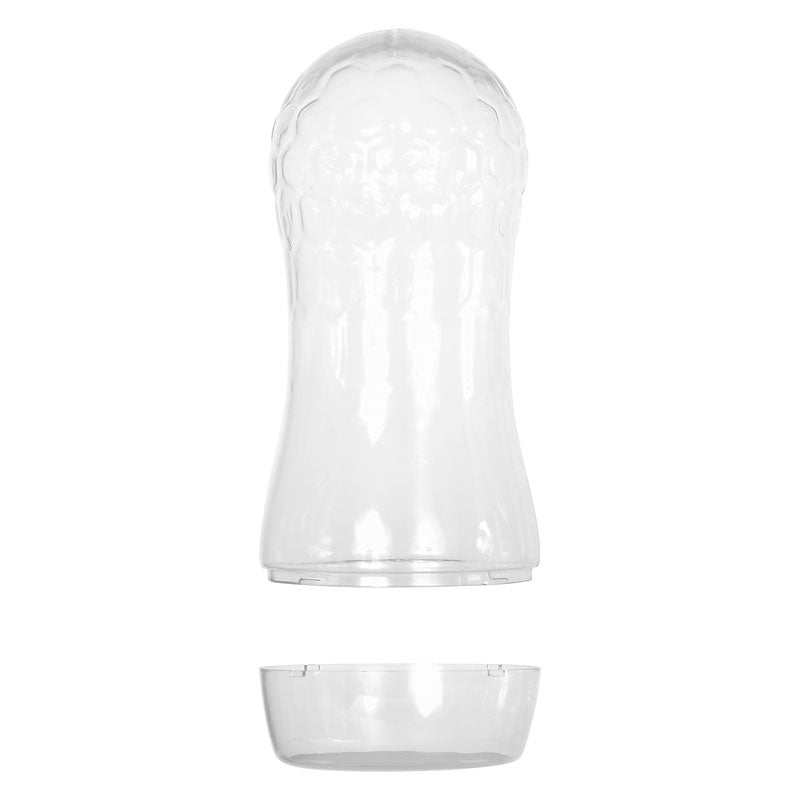 "Swirl" Clear Stroker